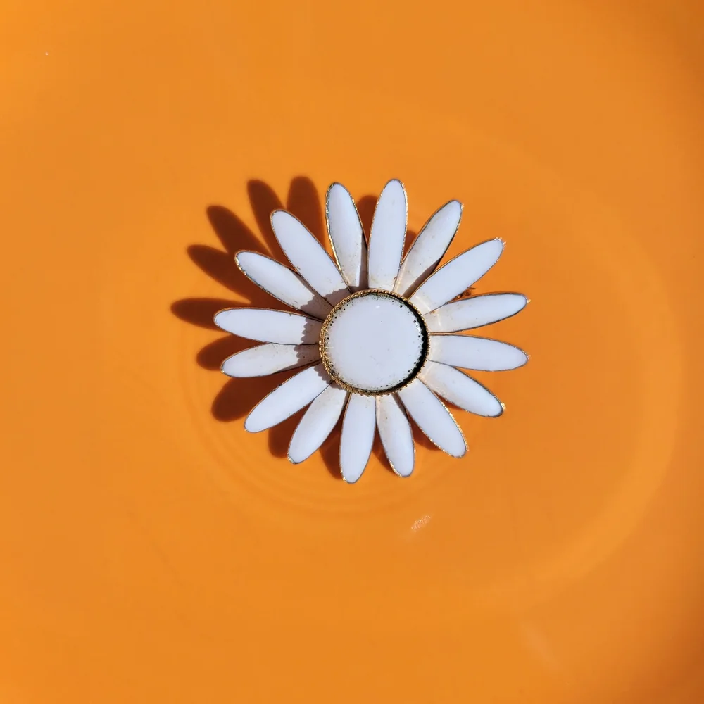 Trio of Vintage Flower Brooches ~ MCM ~ Sarah Coventry ~ Avon ~ Pretty! Mod!
